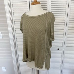 Easel Waffle Knit Tee